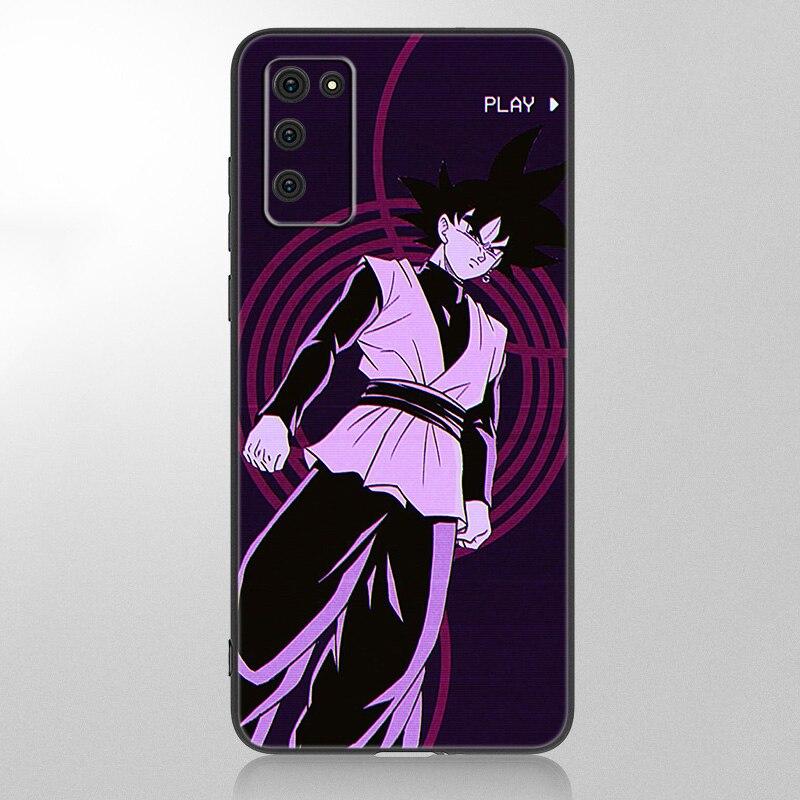Japan Anime Sohn Goku Fall Für Samsung Galaxy A12 A02S A22 A32 A52 A72 A71 A51 A41 A31 A21 A11 A50 A70 a10S A20S Schwarz Soft Cover
