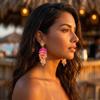 Personality Jellyfish Dangle Earrings Creative Summer Jewelry  Daily Wear