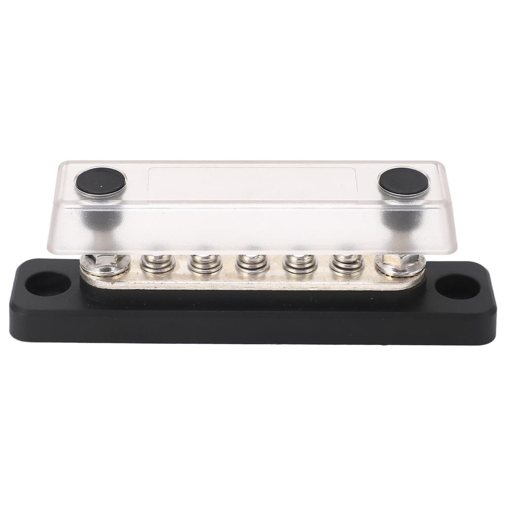 5 Post Bus Bar Heavy Duty Module 2 M5 Terminal Power Distribution Block Busbar for RV 48VDC 100A