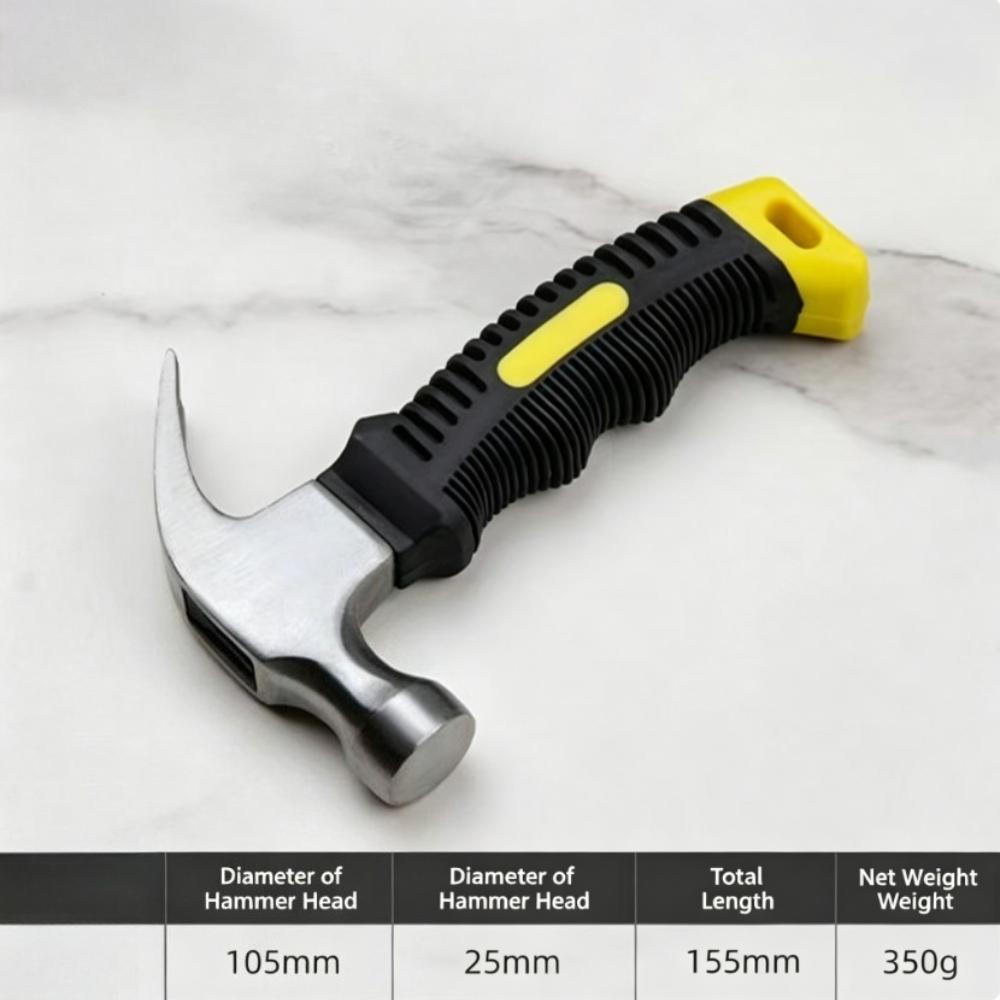 Multifunctional Mini Ramshorn Hammer Engineering Handle Lightweight Portable Carpentry Window Breaking Hand Tools Home