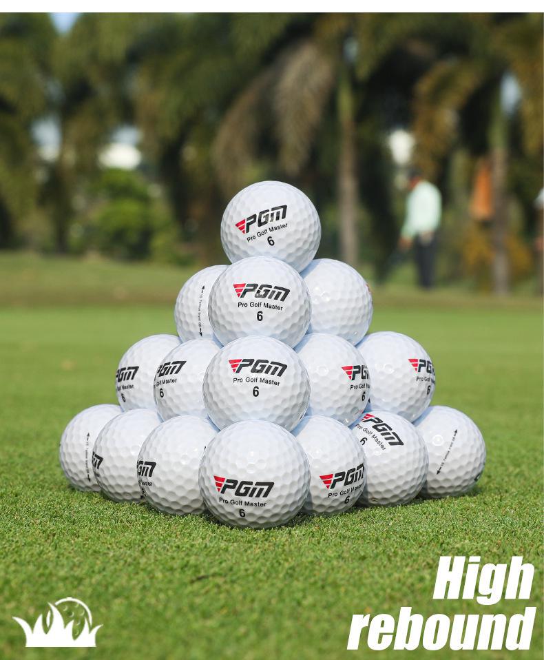 PGM Ultra-Langes Hoch-Elastisches Golfball-Geschenkset: 3/12/48er-Pack Hochleistungs-Übungsbälle