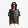 [Sharp] Abstract Print Revere Collar Shirt - Navy Afpm2519629-608