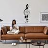 Creative Fashion Music Symbols Living Room Swing Wall Clock Home Decoration Simple Clock Modern Design Silent Swing Wall Clock