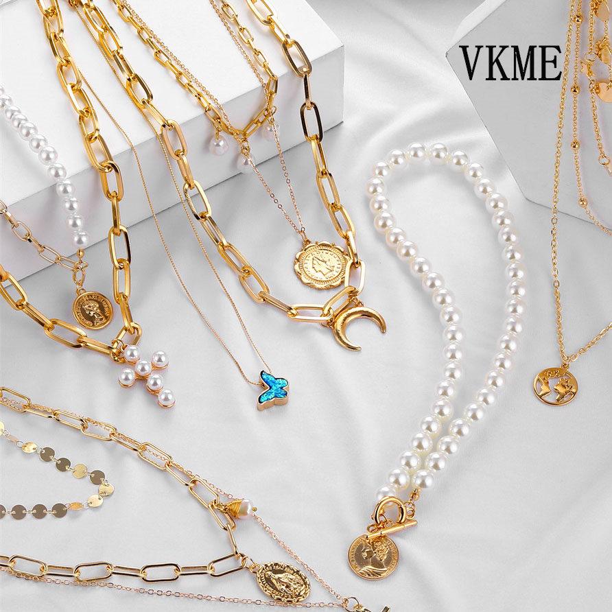 Buy Vintage Boho Gold Chain Necklace 