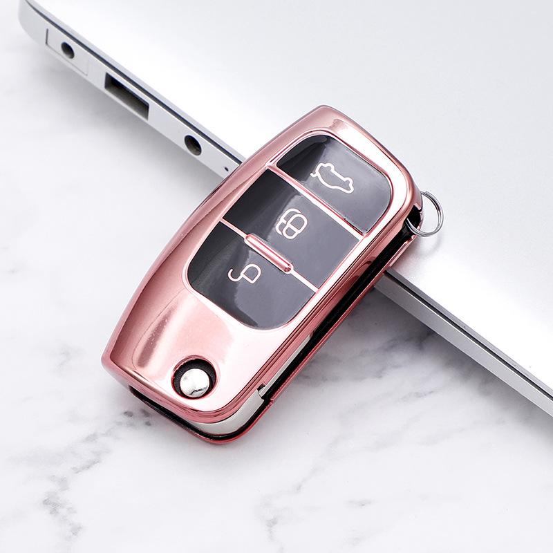 TPU Soft Gel Car Key Cover for Ford Fiesta