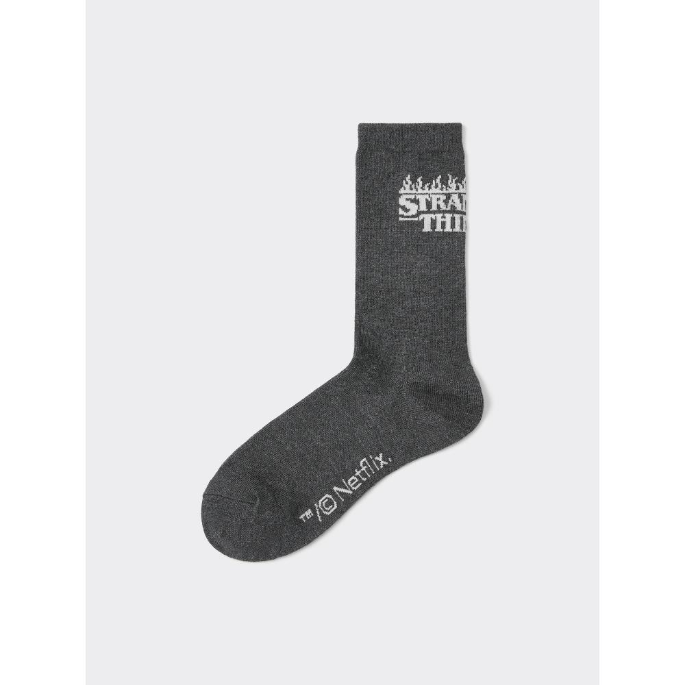 

Gu By Uniqlo High Ankle Socks Stranger Things 08 DARK GRAY/2729cm