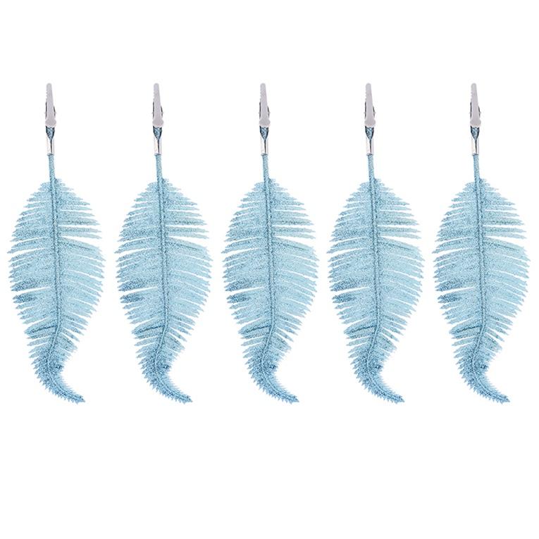 Christmas Tree Decoration Pendant Smooth Glowing Feather Clip Creative Decoration