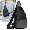 Men's Breast Bag, Casual Sports Messenger Bag, Simple and Fashionable Men's Chest Shoulder Travel Bag, Lightweight Small Backpack Trend