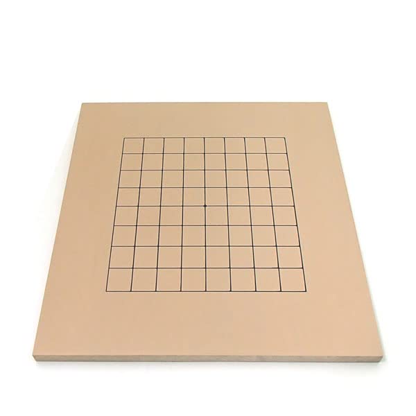 Convenient for starting Go. Shinkei 9/13 line wooden Go board (Agathis) dual-use board. Very convenient for beginners.