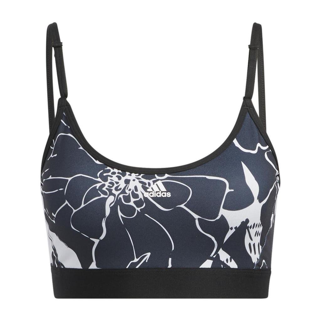 adidas Womens/Ladies Floral Low Impact Sports Bra