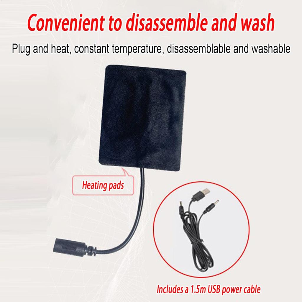 Motorcycle  Heating Gloves 3-level USB Heated Gloves Camping Hand Warmers For Daily Commuting Fishing Hiking Walking Skiing