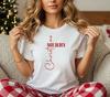 Christmas T-Shirt Mens Womens Tees Top Novelty Funny Santa Reindeer Xmas Gift Top, Cross Merry