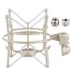 Xereizo Microphone Shock Mount, Metal Universal Microphone Holder Spider Recording Microphone Shock Mount Stand AT2020, Compatible with Many Condenser
