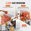 Commercial Orange Juicer Machine 120W Juice Squeezer Extractor Water Tap