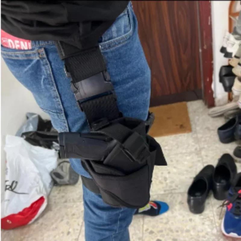 Universelles linkes rechtes Handfeuerwaffenholster Taktische Tornado Oberschenkelholster Jagd Militär Airsoft Glock Handfeuerwaffenhalter Tasche