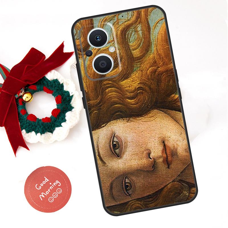 Art Paintings The Birth Of Venus Funda For OPPO Reno 10 11 12 13 14 Pro 11F 12F 13F 14F 7 8 Lite OPPO Find X8 X6 X9 Pro Case