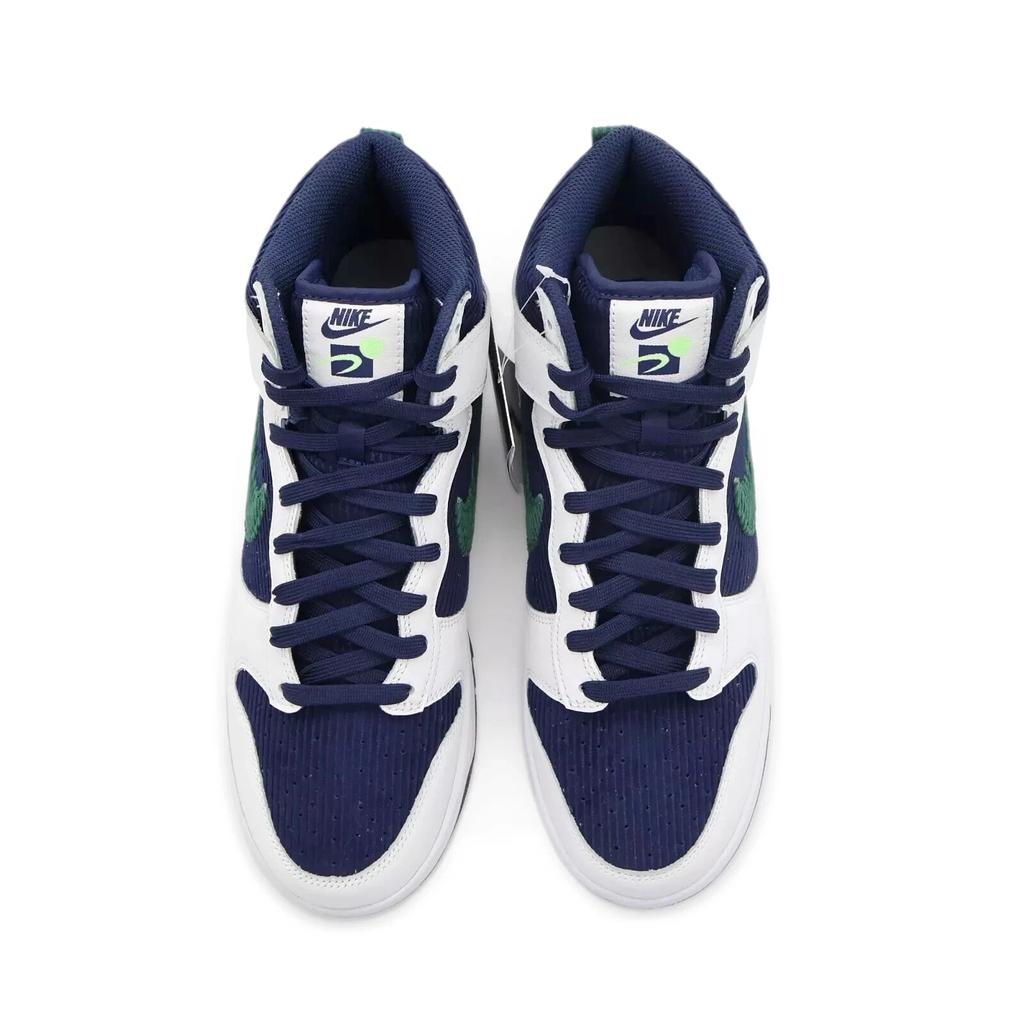 DH0953-400 Nike Dunk High EMB College Navy Sports Specialties Green (Men's)