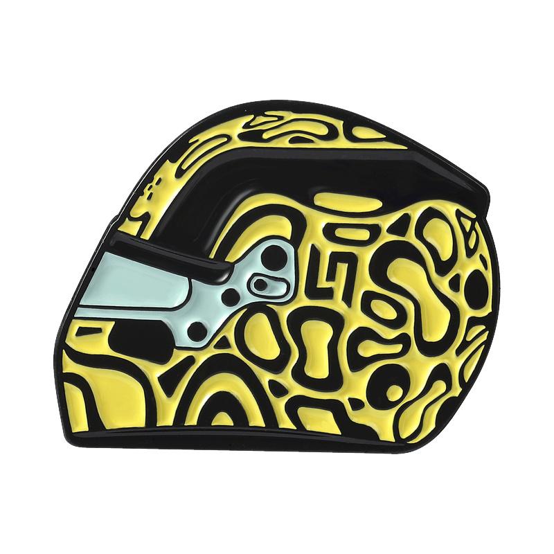 

Racing Driver Enamel Pins Custom Lando Norris Jenson Helmet Brooches Lapel Badges Clothes Funny Jewelry Gift for Kids Friends
