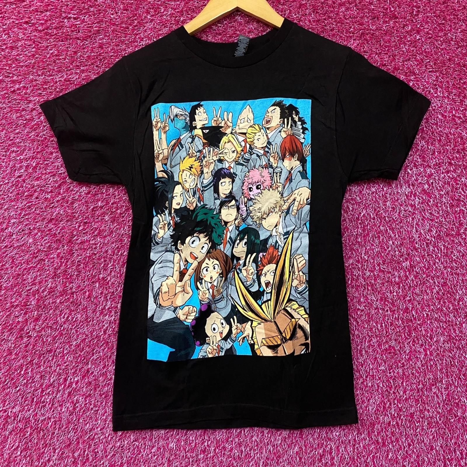 My Hero Academia Class-1A And All Might Anime T-Shirt Extra Small S