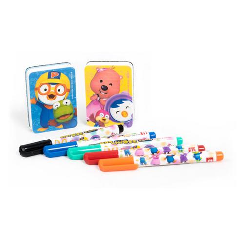 Slim Whiteboard Marker & Eraser Set 2 Pack for Kids