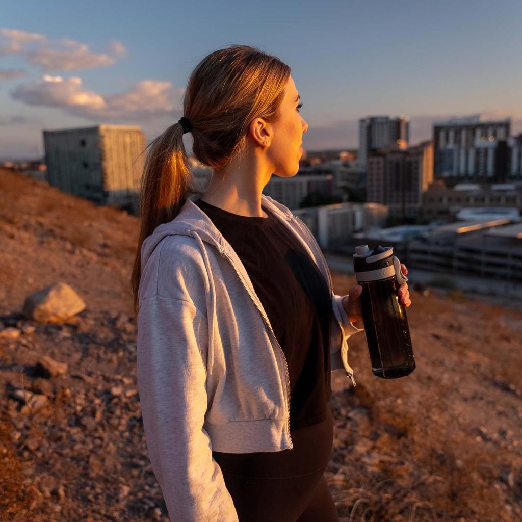 Super Sparrow 750ml Water Bottle Wide Mouth TouchGulp Water Bottle Tritan Drinking Bottle Lightweight and Sustainable for the and Outdoors - -