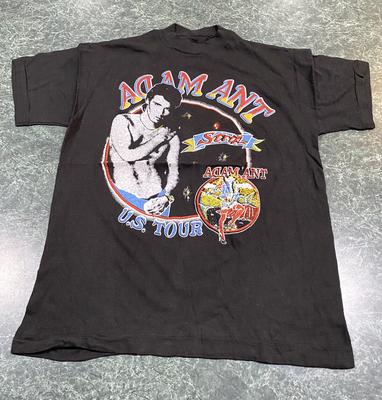 ADAM ANT US TOUR Rock Music Gift Unisex T-Shirt Short Sleeve All Size S To 5XL Unisex T-Shirt Graphic Tee