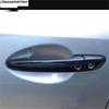 Chrome Front Rear Fog Light Lamp Door Handle Bowl Grille Strip Rearview Mirror Cover Trim For Mazda 3 2017 2018 Car Accessories