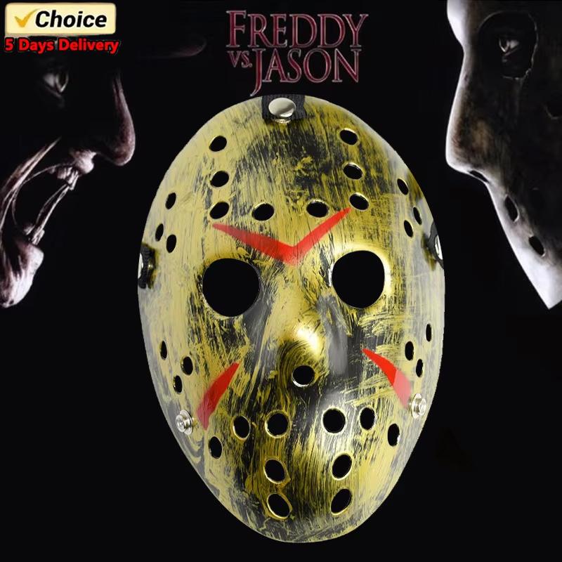 2025 New Popular Halloween Mask Freddy VS Jason Horror Festival Funny Mask Dance Jason Mask Holiday Supplies