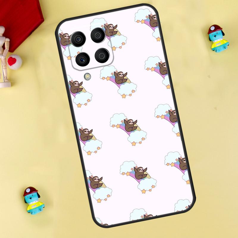 Cute Lovely Cozy Sloth Animal Case For Samsung Galaxy M55 M14 M34 M54 M32 M52 M15 M11 M12 M13 M06 M16 M36 M56 M31 M53 M35