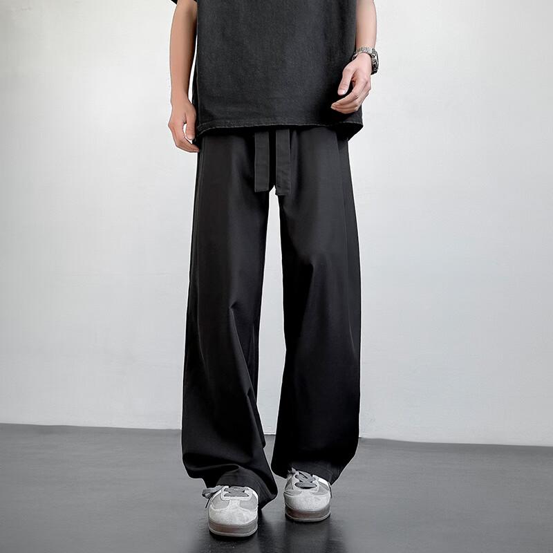 POUM Men's Straight-Leg Business Casual Pants