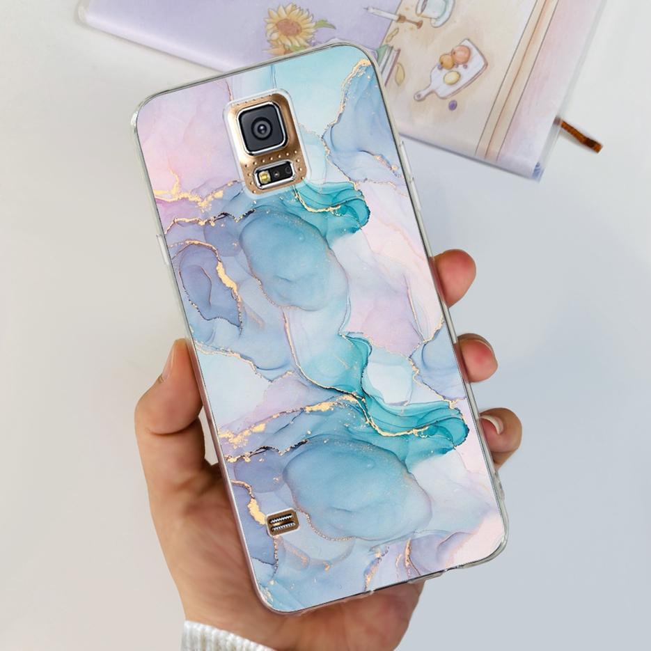 For Samsung Galaxy S5 Case SM-G900F G900I G900M Stylish Painted Cover Soft Silicone Phone Case For Samsung S5 S 5 GalaxyS5 Shell