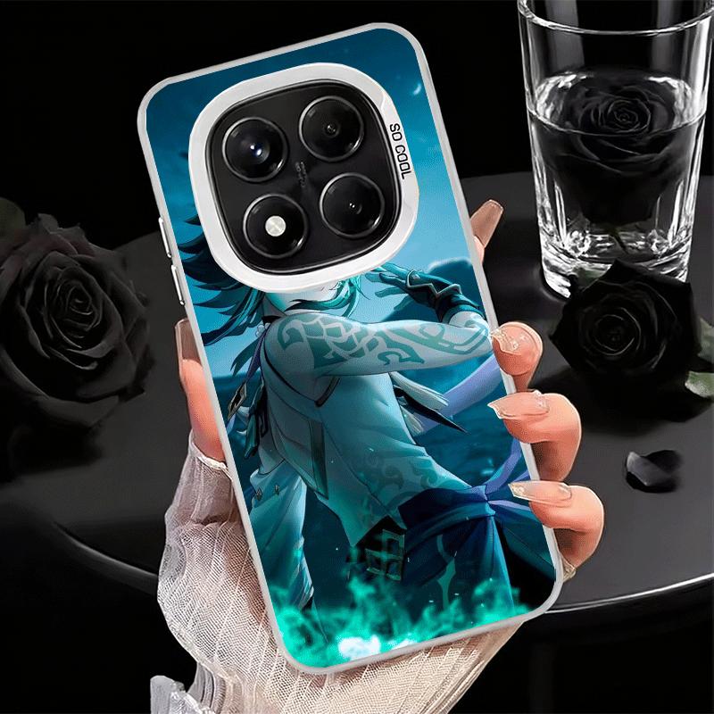 Genshin Impact Xiao Soft Phone Case for Xiaomi Redmi Note 13 14 15 Pro Plus 12S 12 11S 11 11T 10S 10 Shockproof Cover Back Shell
