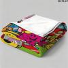 1PC Mr. Men Little Miss Custom Name Patterned Flannel Blanket Suitable For All Seasons for Home Decor Warmth and Comfort Gifts Holiday Present