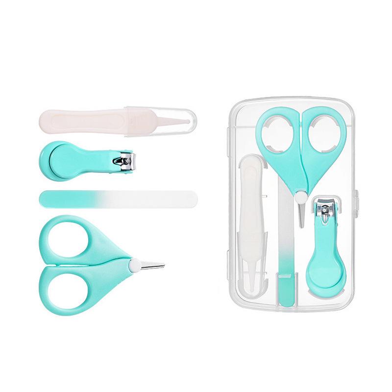 4-Piece Baby Safety Nail Care Set - Clipper, Cutter & Scissors for Newborns