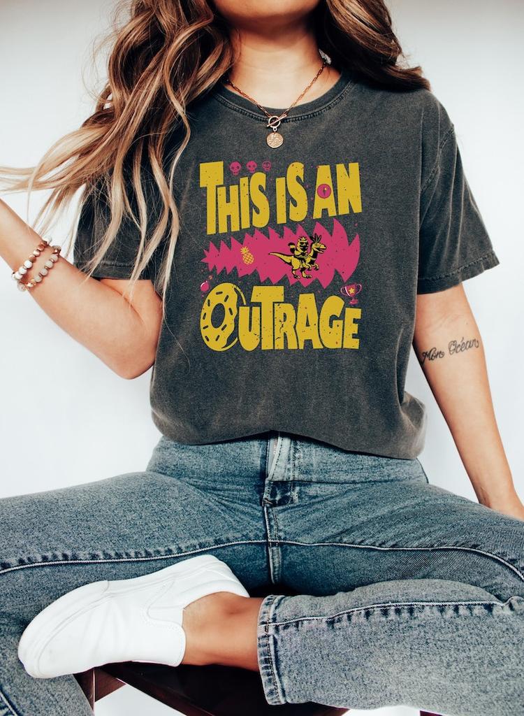 Comfort Colors This Is An Outrage Shirt, Princess Donut Cat Tshrit, Dungeon Craw