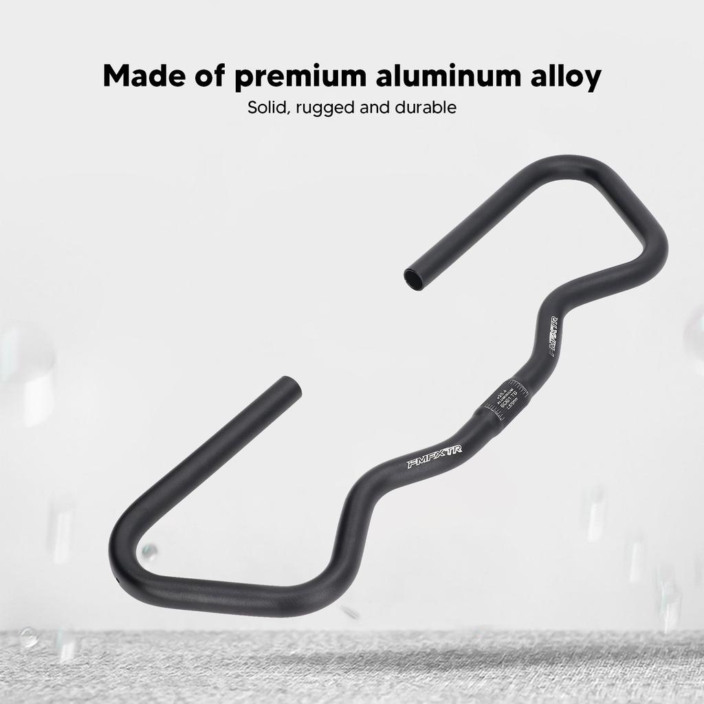 Butterfly Handlebar 25.4mm Aluminum Alloy Bike Rest Bar with Sponge for Mountain Bike Road Bike Cycling