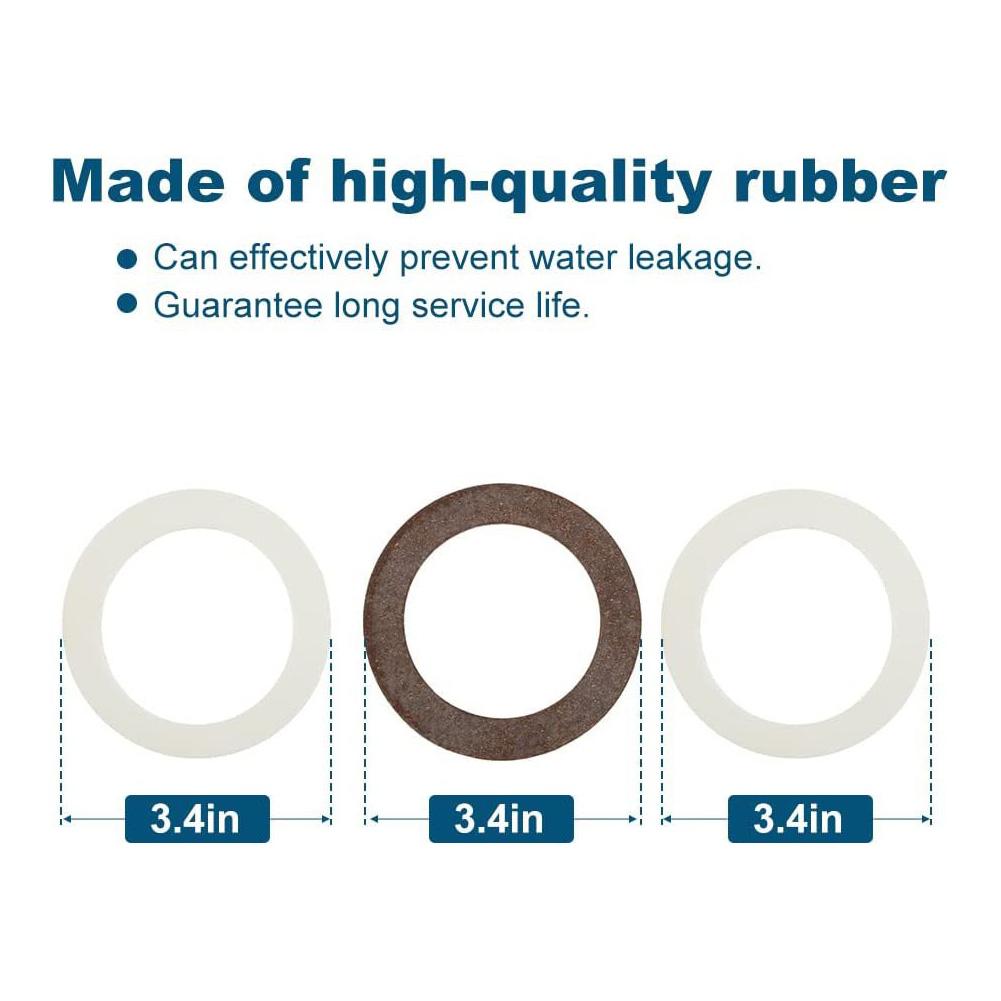Drain Joint With Clip Threaded Tape Water Inlet Outlet Fittings Removable Wear-resistant Heat-resistance Swimming Pool Supplies