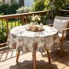 Kitchen Dining Table Protection Thickened Cotton Fabric Round Table Cloth