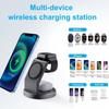 Magnetic Wireless Charger Stand For Macsafe iPhone 17 16 15 14 13 12 Airpods Pro iWatch 10 9  8 7 Fast Charging Dcok Station