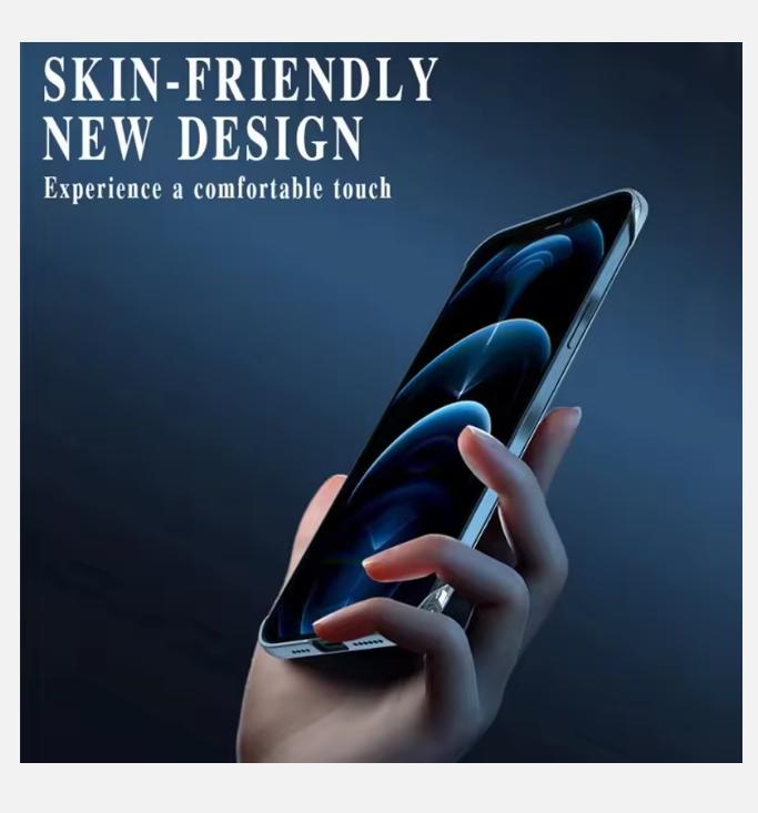 2025 For Iphone 16 15 11 12 13 14 Pro MAX XR XSMAX X XS MINI SE 7 8 PLUS Transparent Borderless Anti Drop Ultra Thin PC Hard Shell