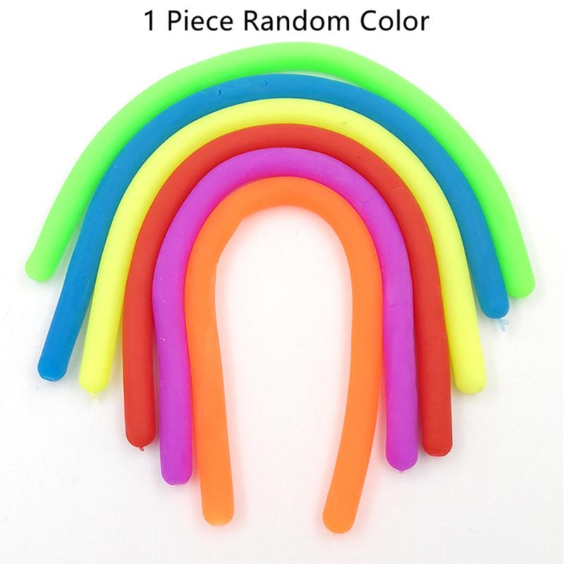Cartoon Colored Stretch  String High Stretchability Stress Relief Venting Noodle Soft Smooth