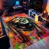 Vibrant Bob Marley Art Print carpet Suitable for all seasons Living room and bedroom mats Room Dormitory decoration Bathroom mat