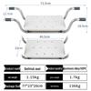 Aluminum Anti-Slip Bath Seat & Storage Shelf for Elderly and Pregnant Women