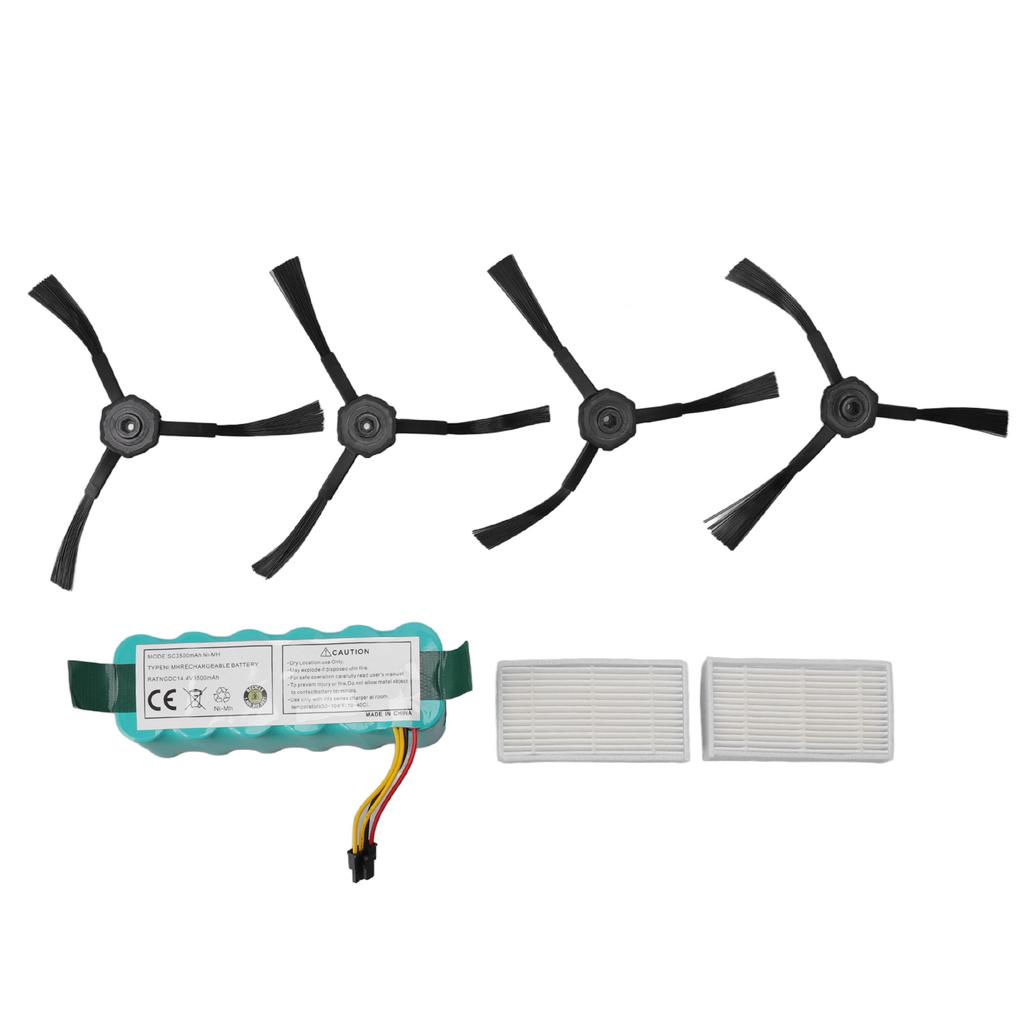 Sweeper NiMH Battery Side Brush and Filter 3500MAH Environmentally Friendly Sweeper Accessory for