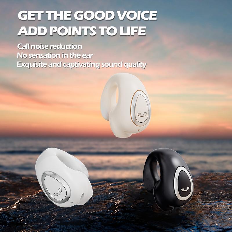 S9 Single Ear Bluetooth Wireless Earphone Ear-Clip Design Headphone Noise Reduction Bluetooth 5.3