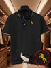 Herren Outdoor Golf Polohemd mit Pferdeprint - Einfaches und Stilvolles Polohemd, Business Casual T-Shirt - Kurzarm & Kragen, Tägliche Freizeitkleidung