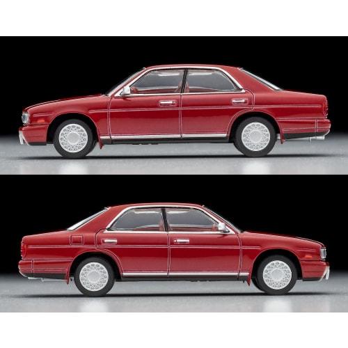 Tomytec Tomica Limited Vintage Neo 1/64 Scale LV-N289a Nissan Gloria V30E Brougham (Red) Finished Model