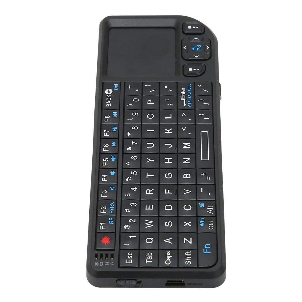 Mini Keyboard 2.4G Wireless Backlit Integrated Design Inbuilt Rechargeable Battery Wireless
