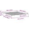 Bed Frame Brown 180 x 220 cm Solid Pine Wood