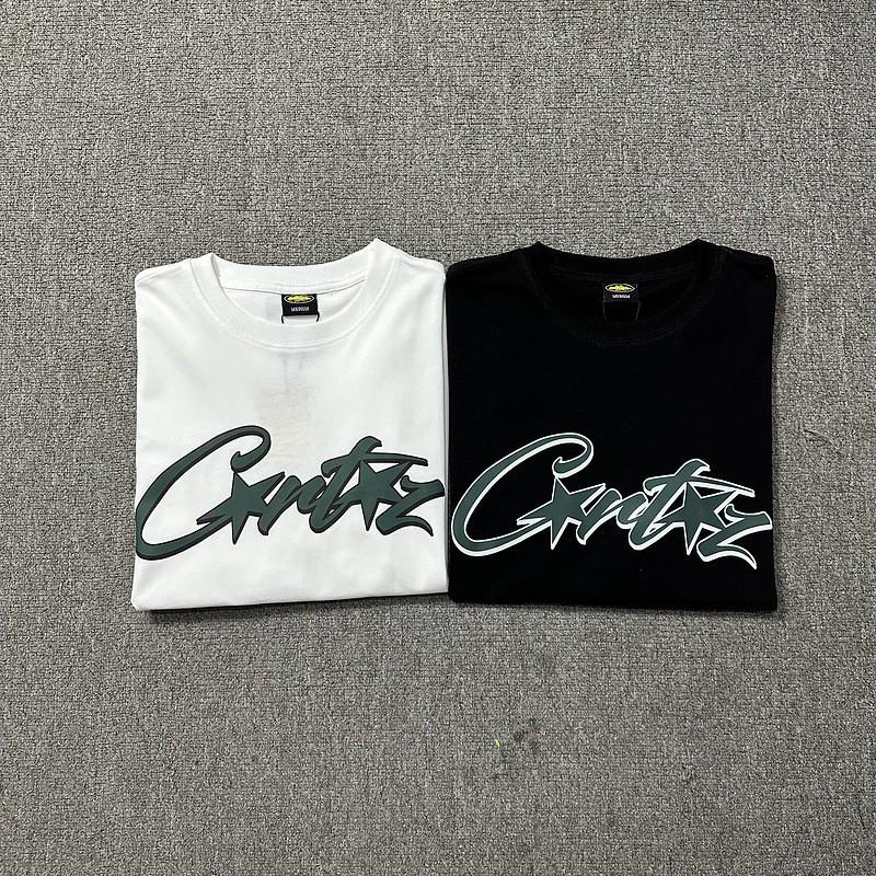 240g Corteiz Series T-Shirt Short Sleeve Letter Print Unisex Fashion Casual Top